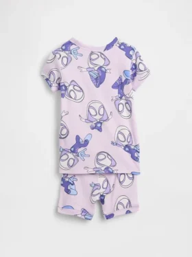 Pyjamas-set med korta Shorts i ekologisk borstad bomull från Marvel för Baby & Småbarn
