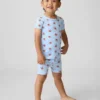 Pyjamas-set med shorts för Baby & Småbarn i ekologisk borstad bomull från Brannan Bear