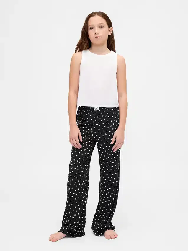 Pyjamas-set med återvunnen linne för barn