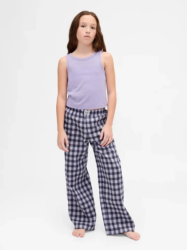 Pyjamas-set med återvunnen linne för barn