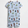 Pyjamas-Shorts i ekologisk borstad bomull med Star Wars-motiv för Baby & Småbarn
