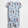 Pyjamas-Shorts i ekologisk borstad bomull med Star Wars-motiv för Baby & Småbarn