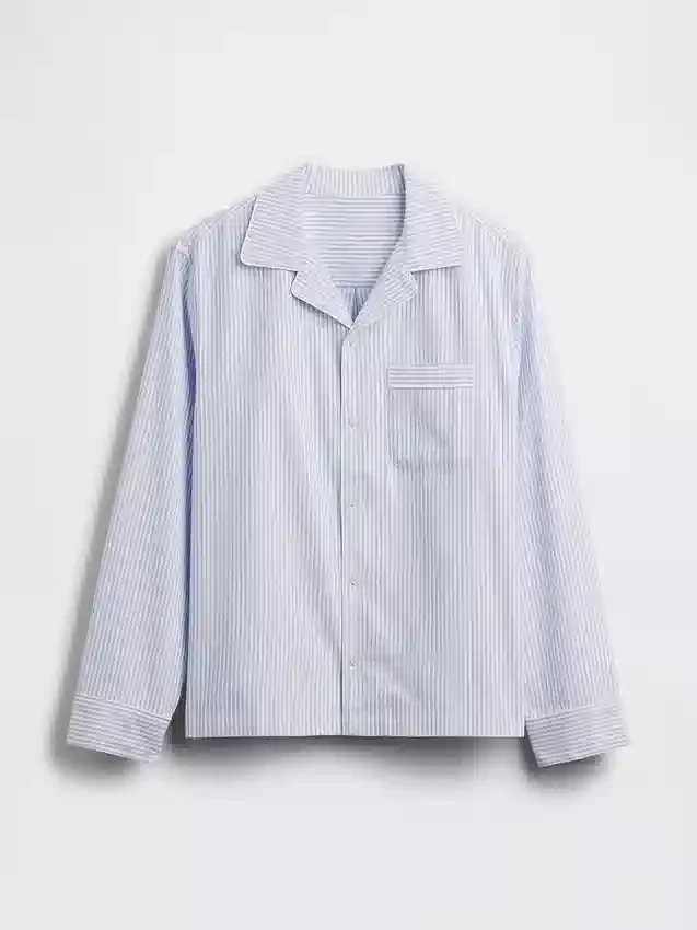 Pyjamas skjorta i avslappnad passform