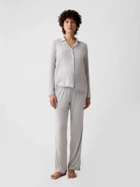 Pyjamas skjorta i modal för mammakläder