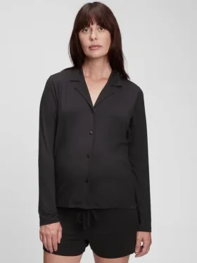 Pyjamas skjorta i modal för mammakläder