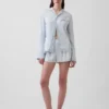 Pyjamas skjorta i poplin