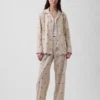 Pyjamas skjorta i poplin