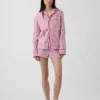 Pyjamas skjorta i poplin