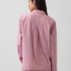 Pyjamas skjorta i poplin