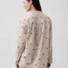 Pyjamas skjorta i poplin