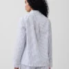 Pyjamas skjorta i poplin