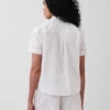 Pyjamas skjorta i poplin