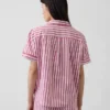 Pyjamas skjorta i poplin
