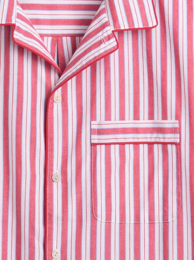 Pyjamas skjorta i poplin