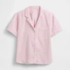 Pyjamas skjorta i poplin