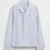 Pyjamas skjorta i poplin