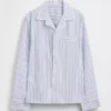 Pyjamas skjorta i poplin