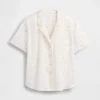 Pyjamas skjorta i poplin