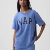 Pyjamas-T-shirt i oversized-modell med Nap-logotyp