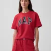 Pyjamas-T-shirt i oversized-modell med Nap-logotyp
