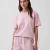 Pyjamas-T-shirt i oversized-modell med Nap-logotyp