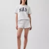 Pyjamas-T-shirt i oversized-modell med Nap-logotyp