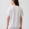 Pyjamas-T-shirt i oversized-modell med Nap-logotyp
