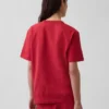 Pyjamas-T-shirt i oversized-modell med Nap-logotyp