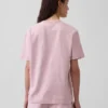 Pyjamas-T-shirt i oversized-modell med Nap-logotyp