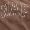 Pyjamas-T-shirt i oversized-modell med Nap-logotyp