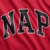Pyjamas-T-shirt i oversized-modell med Nap-logotyp