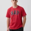 Pyjamas-T-shirt i oversized-modell med Nap-logotyp