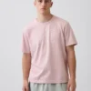 Pyjamas-T-shirt i oversized-modell med Nap-logotyp