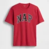Pyjamas-T-shirt i oversized-modell med Nap-logotyp