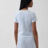 Pyjamas-T-shirt i pointelle