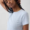 Pyjamas-T-shirt i pointelle