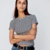 Pyjamas-T-shirt i pointelle
