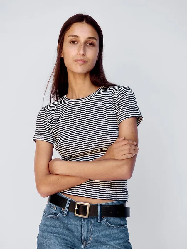 Pyjamas-T-shirt i pointelle