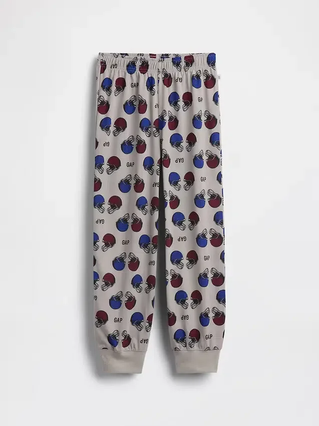 Pyjamasbyxor för barn med återvunnen fotbollslogotyp