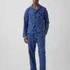 Pyjamasbyxor i avslappnad passform
