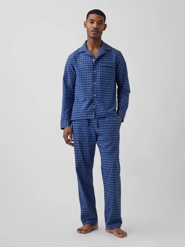 Pyjamasbyxor i avslappnad passform