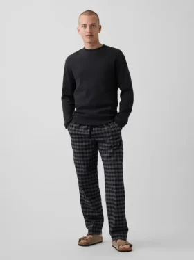 Pyjamasbyxor i avslappnad passform
