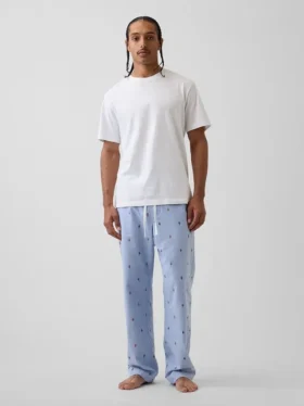 Pyjamasbyxor i avslappnad passform