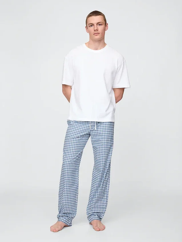Pyjamasbyxor i avslappnad passform