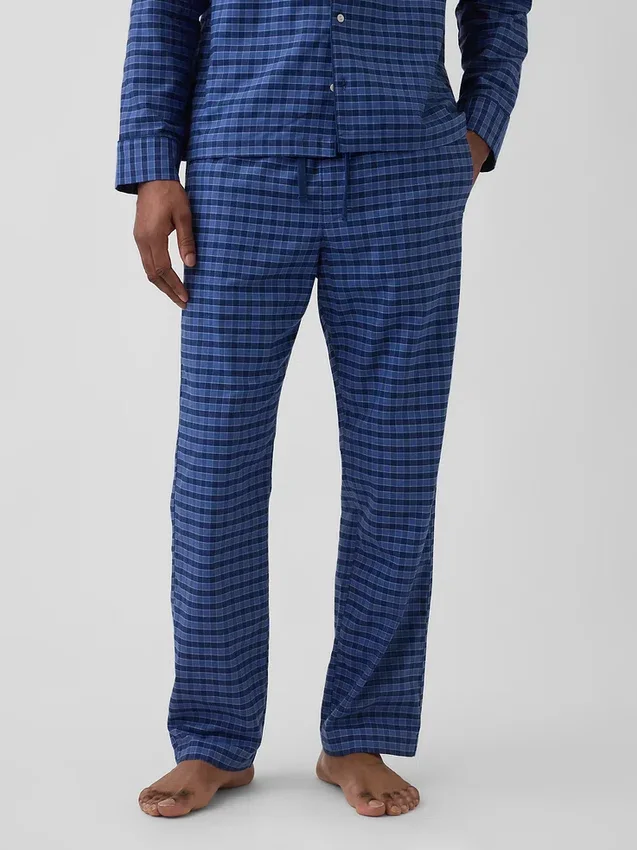 Pyjamasbyxor i avslappnad passform