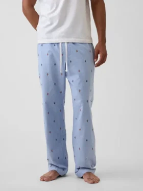Pyjamasbyxor i avslappnad passform