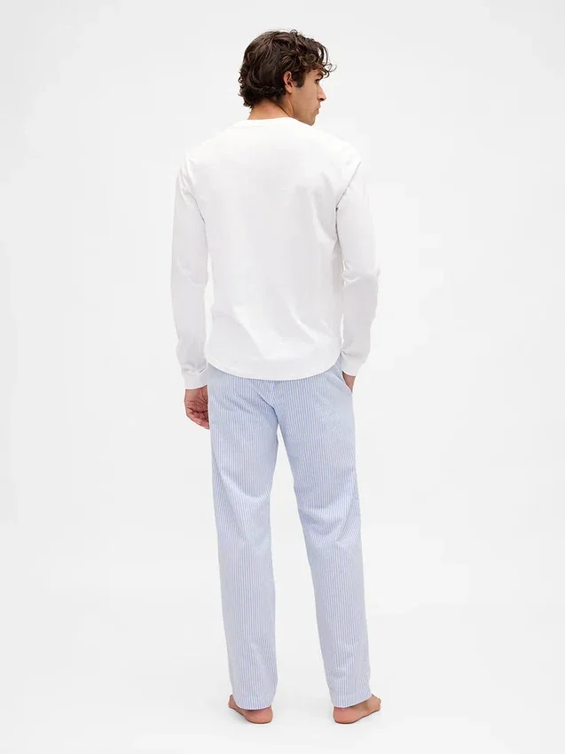 Pyjamasbyxor i avslappnad passform