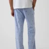 Pyjamasbyxor i avslappnad passform