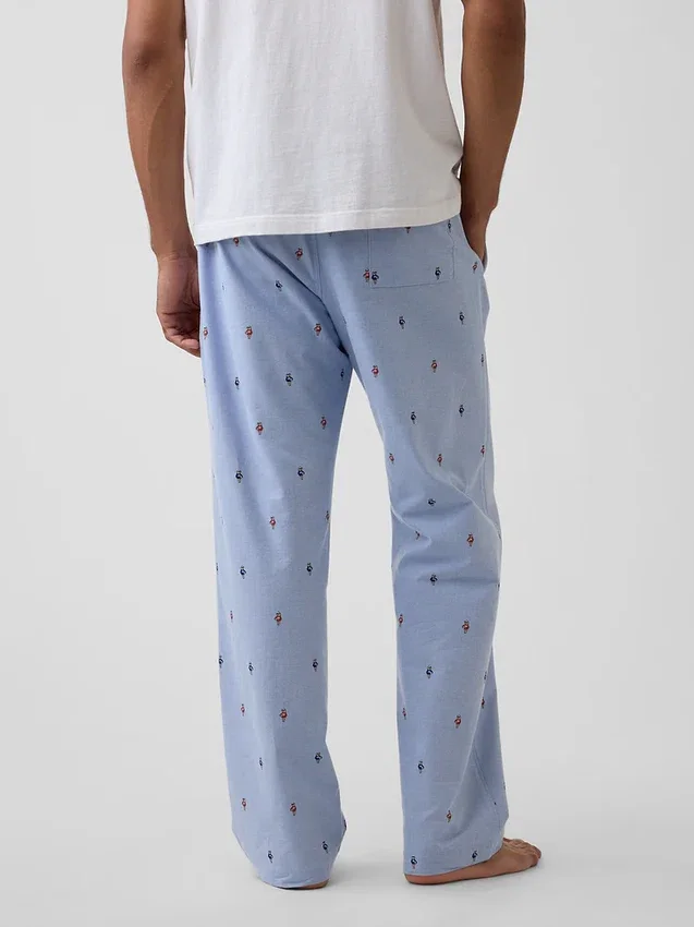 Pyjamasbyxor i avslappnad passform