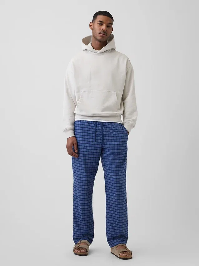Pyjamasbyxor i avslappnad passform